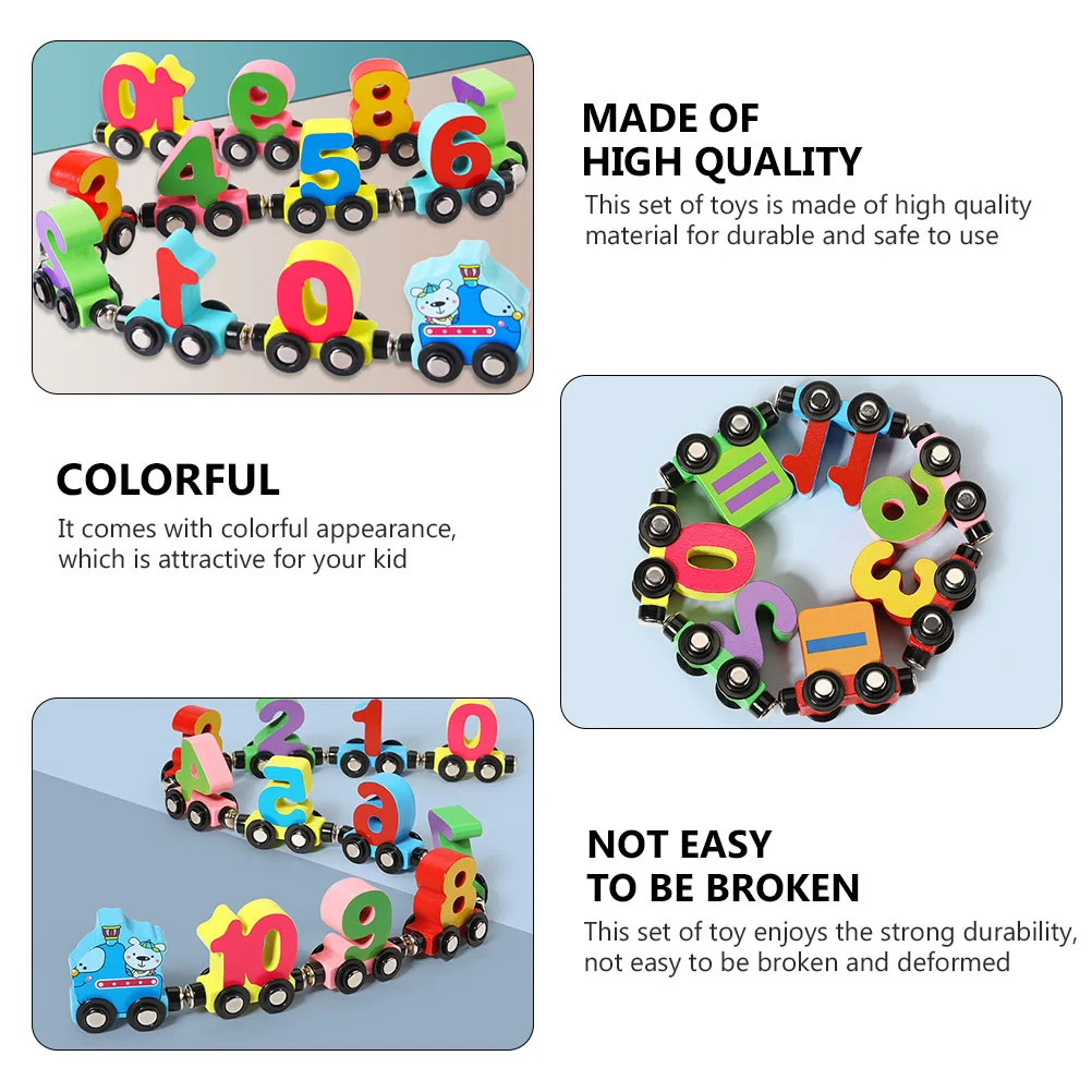 Рисунок 3 - Деревянный магнитный поезд