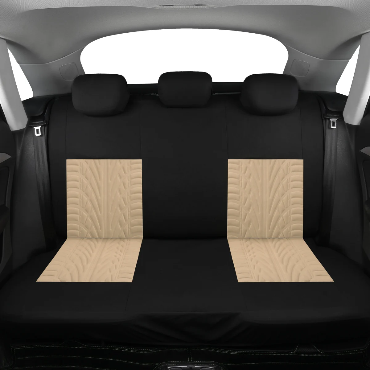 Вигляд задніх сидінь із встановленими чохлами