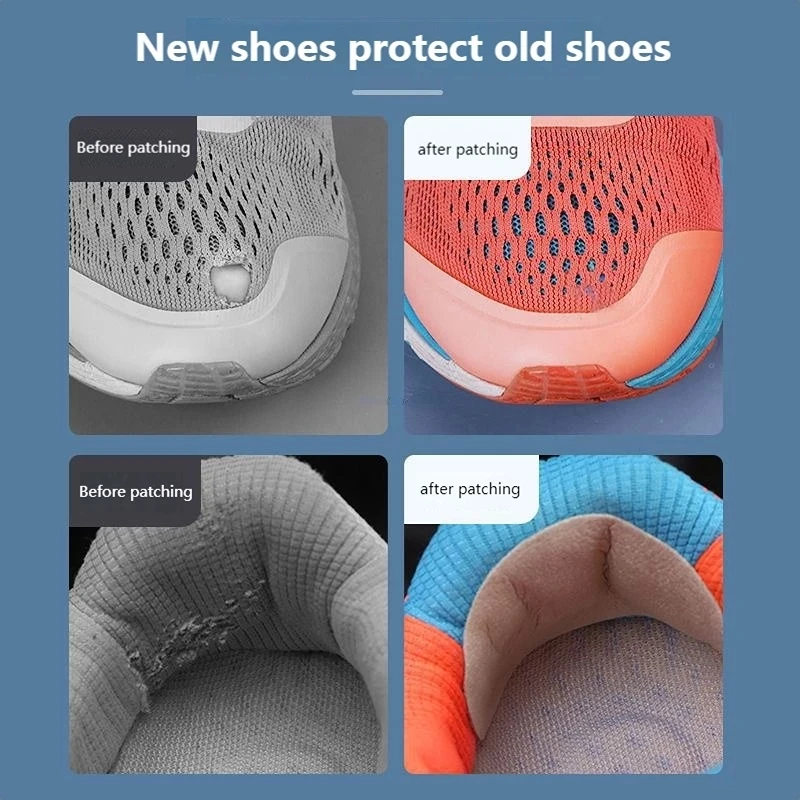 Shoe Heel Toe Hole Self-Adhesive Repair Patch For Sneaker Toebox
