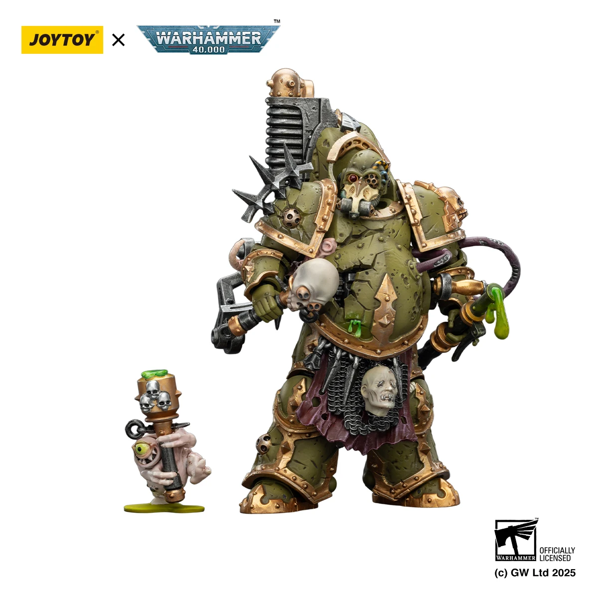 [재고 있음] JOYTOY 워해머 40K 1/18 액션 피규어 데스 가드 폴 블라이트스폰&로드 오브 바이런슬 2개입 애니메이션 모델