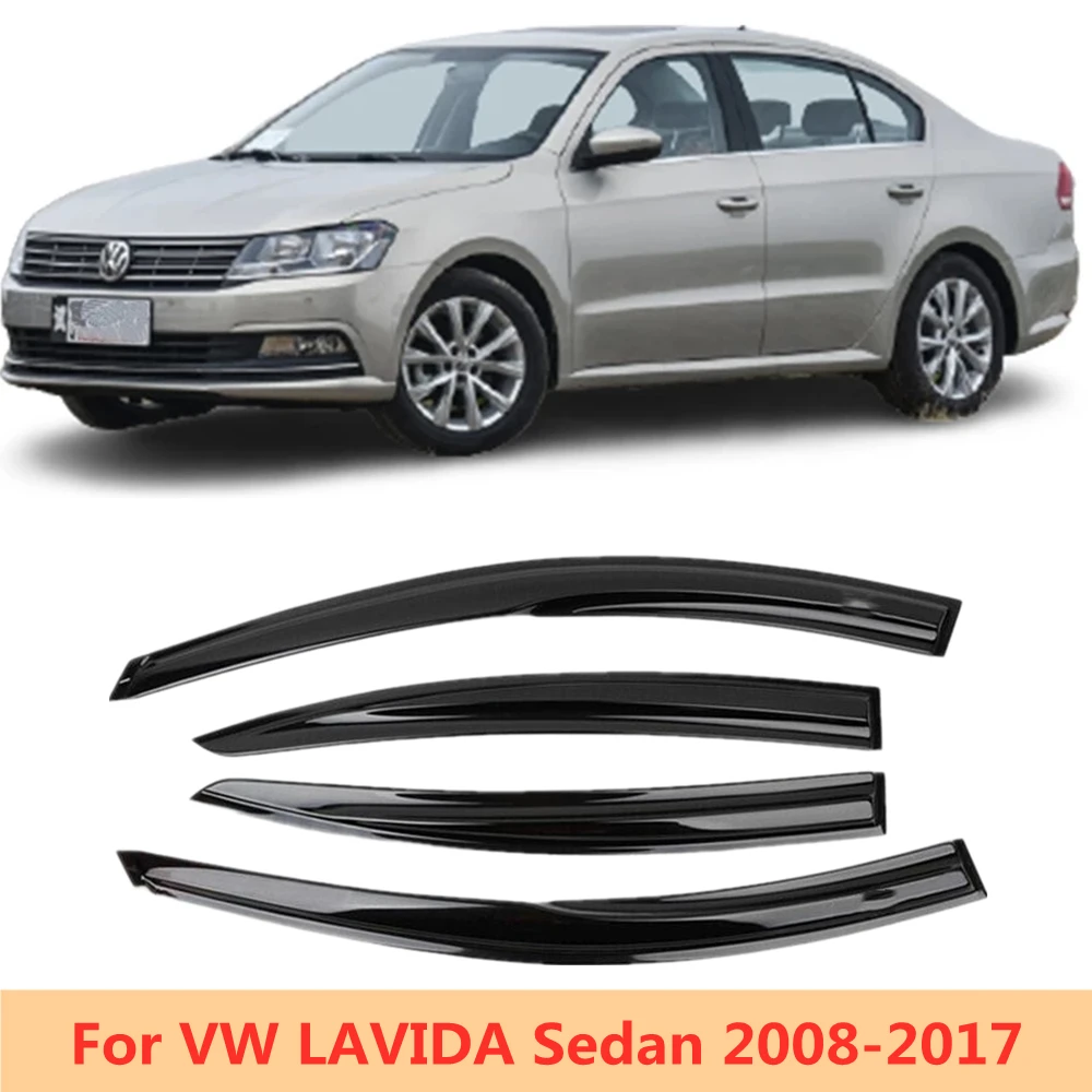 

For VW LAVIDA Sedan 2008-2010 2011 2012 2013 2014 2015 2016 2017 Side Window Vent Visor Sun Rain Deflector Guard Awning Shelter