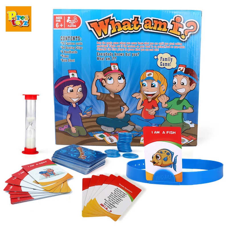 Classic Family Guessing Game Who Am I Board Game Toys Memory Training Parent Child Leisure Time Party Games Toys For Kids 3 4 5