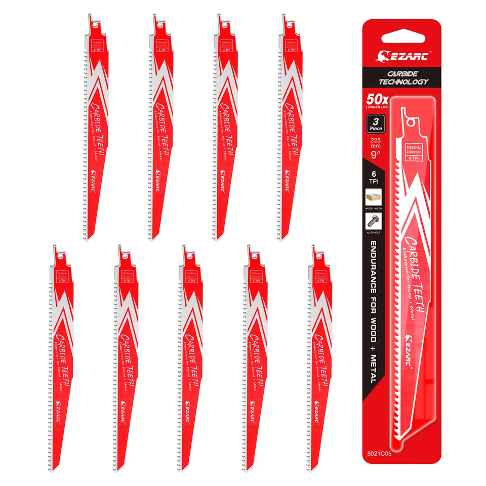 MILWAUKEE SAWZALL Reciprocating Saw Blade Set - 18 Piece Demolition & Metal Cutting