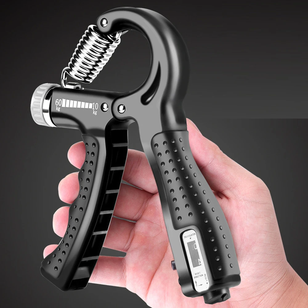 10-60Kg Adjustable Heavy Gripper Fitness Hand Exerciser Grip FatGrip Wrist Increase Strength Spring Finger Pinch Carpal Expander hand strengthener finger trainer finger strength trainer forearm exerciser wrist exerciser hand grip trainers hand grip exerciser hand exerciser hand trainer hand dynamometer