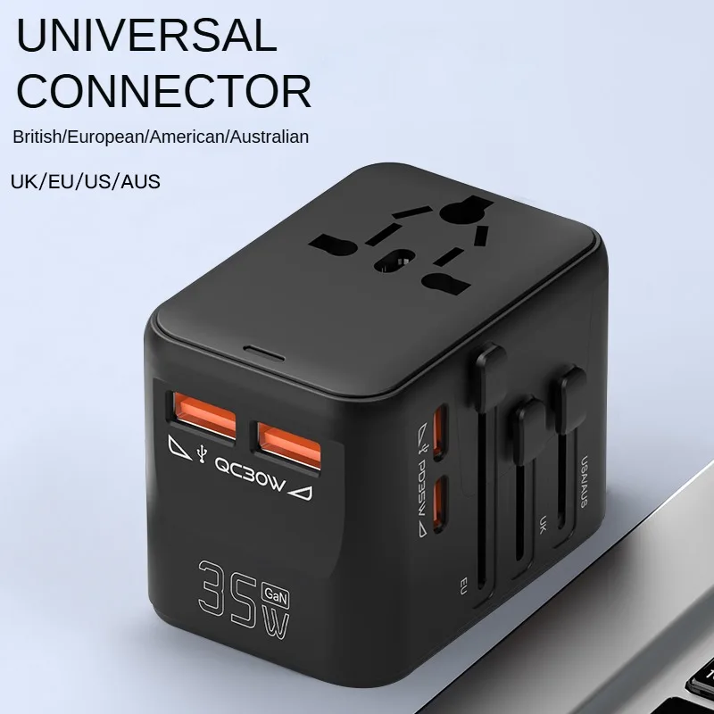 GAN Universal Adapter Plug Multi-Functional Travel