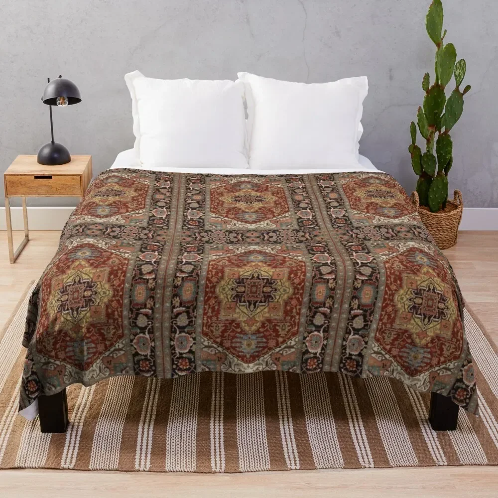 

Antique Persian Carpet Art Sticker Throw Blanket blankets and throws Luxury Designer Blankets