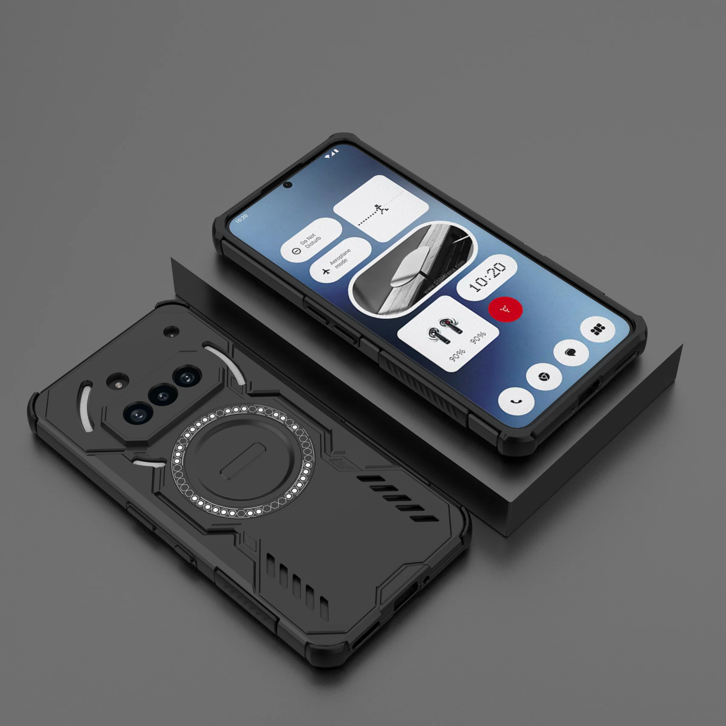 Sleek Heat Dissipation Magnetic Shockproof Case with Matte Finish
