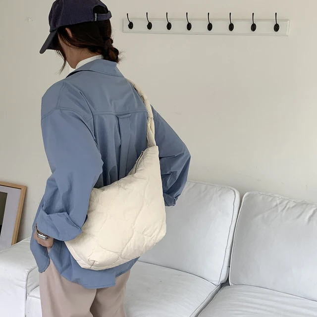 Shoulder Bag Quilting, Knotted Crossbody Bag