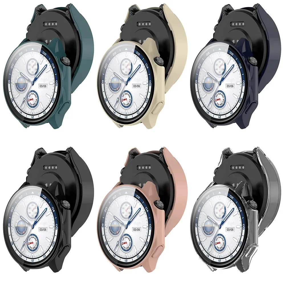 watch protective case PC Case Glass for Oneplus Watch 2 Smart Watch tempered glass all-around bumper cover for Oppo X