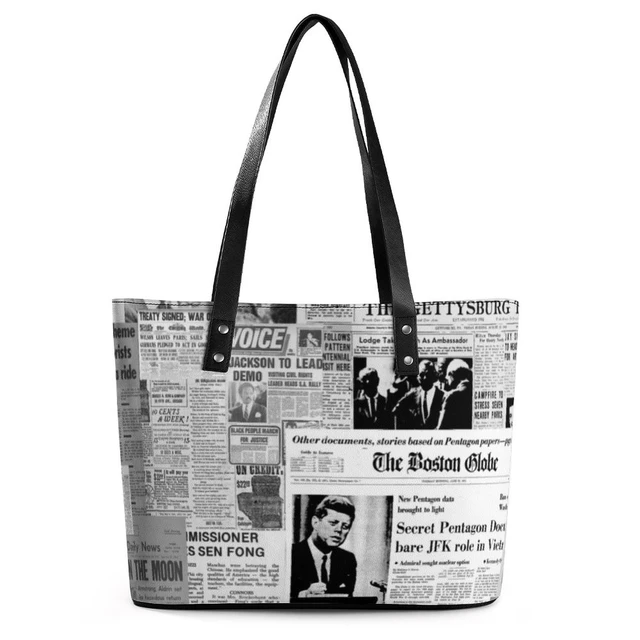 Newspaper pages with antique advertising. Fashion magazine Tote Bag by  Julien - Fine Art America