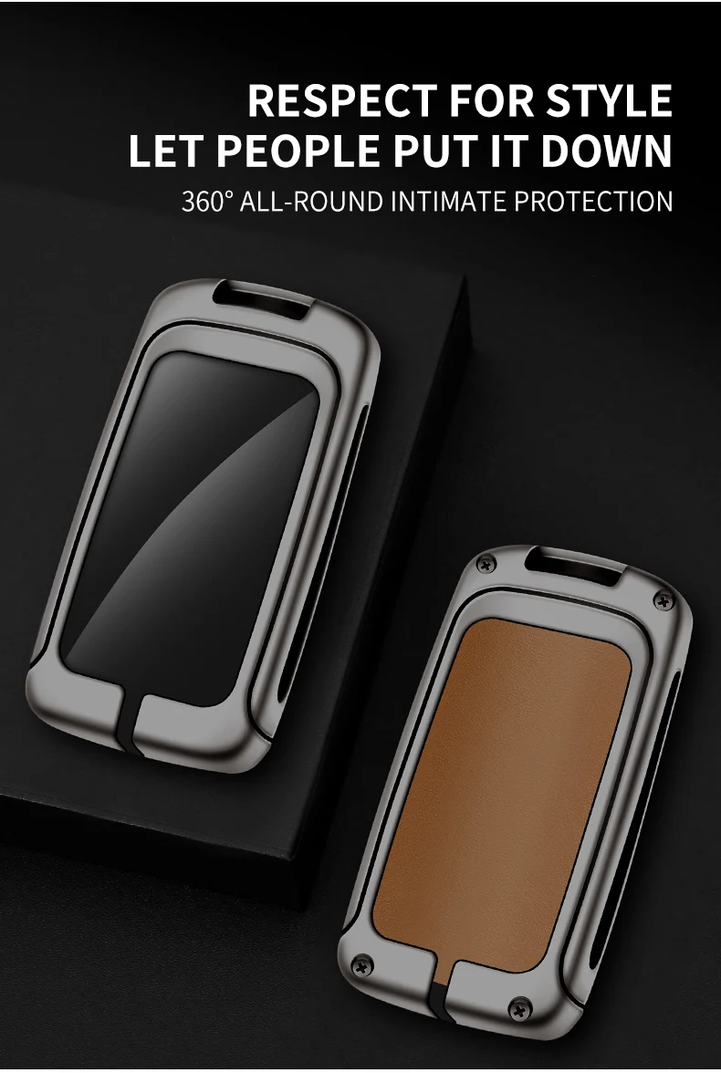 Custodia per chiave a distanza per auto in pelle metallica Shell per Mazda 3 Alexa CX30 CX-30 CX-5 CX5 CX-3 CX3 CX8 CX-8 CX-9 CX9 custodia protettiva Fob Bag - S994b6d87e289410a807c78c16172a5a8m