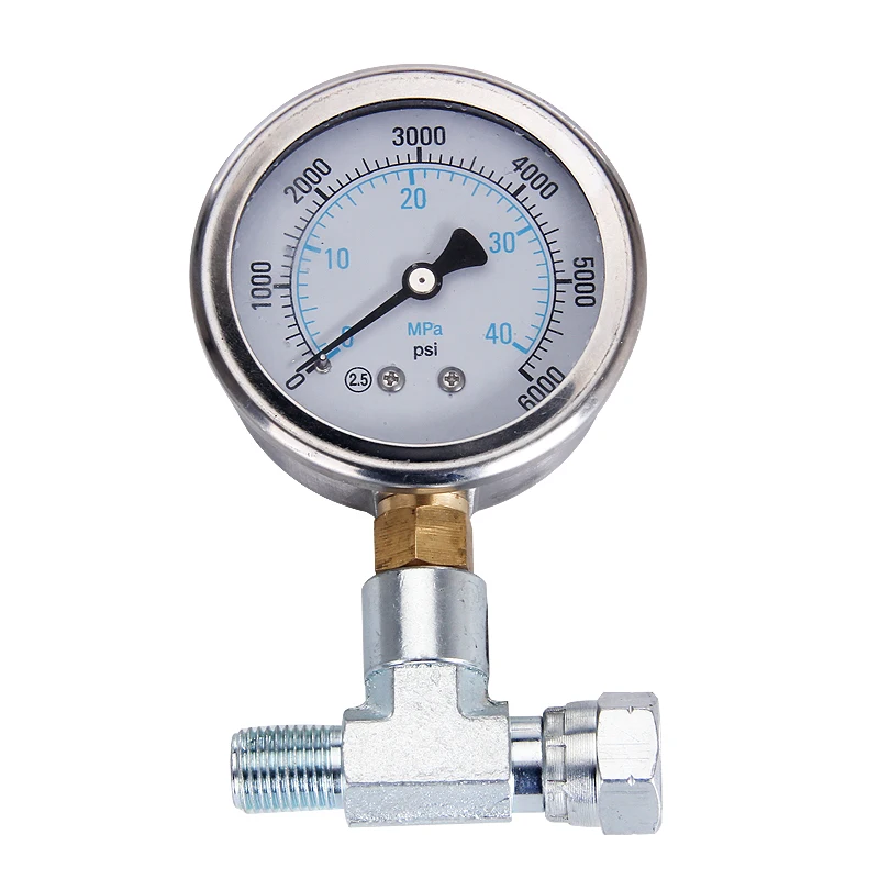 High Pressure Airless Sprayer Tee Joint Pressure Gauge Universal Sprayer Accesso