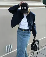 SLTNX Woman Fashion Jackets for Women 2023 Autumn New In Outerwears O-Neck Long Sleeve with Pockets Ladies Chic Casual Coats - Image 2