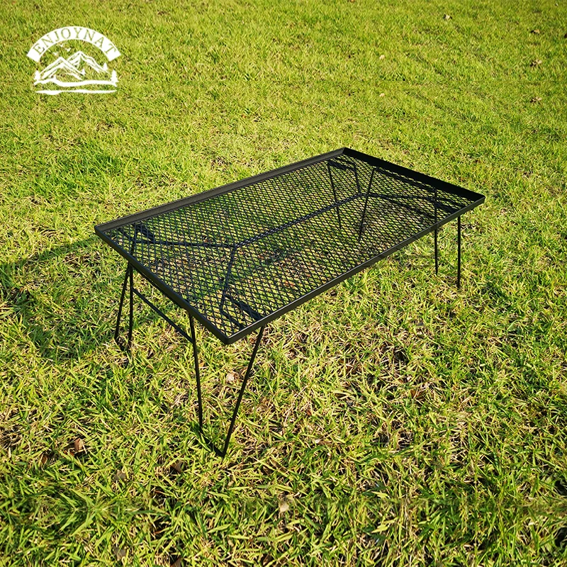 

Lightweight Outdoor Iron Stackable Tactical Table Barbecue Picnic Liftable Camping Table Portable Table