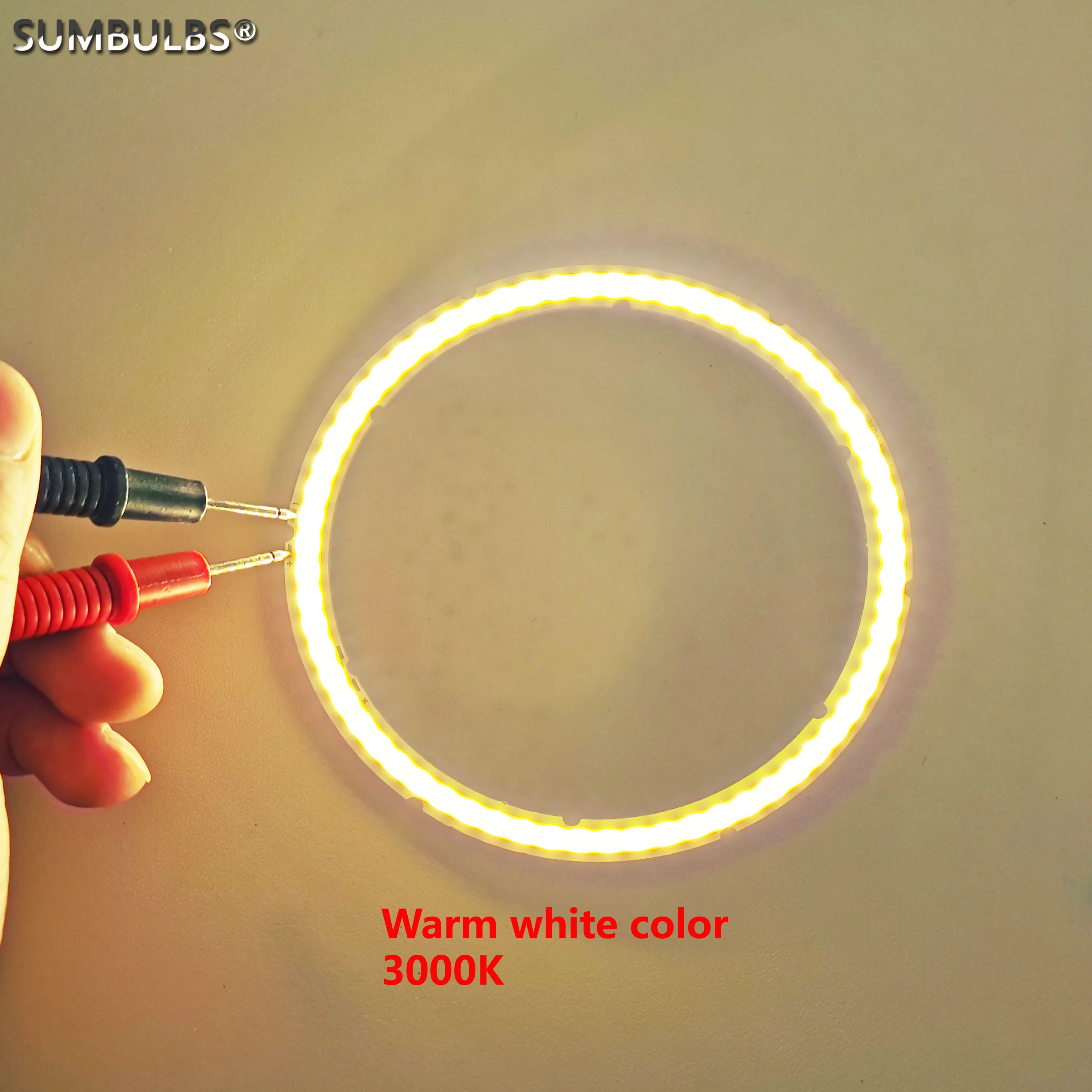 2W-12W 천사 눈 LED COB 광원 연간 모양 12V DC 20mm-120mm COB 링 LED DIY 전구에 대 한 차가운 따뜻한 흰색 광원