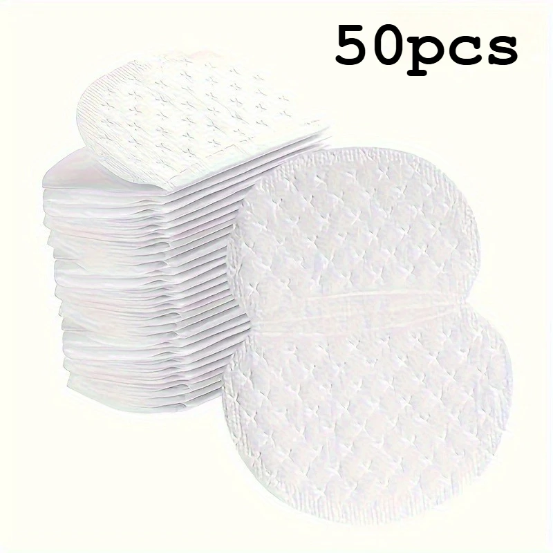 50pcs Underarm Sweat Pads, Household cleaning wipes Quick Absorbing Disposable Armpit Shields , Breathable, Non-Trace