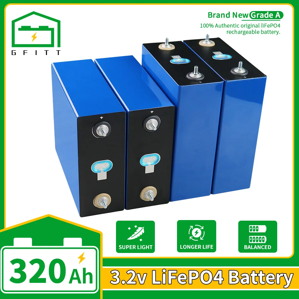 432pcs 3.2v Lifepo4 320ah Battery Diy Deep Cycle Rechargeable Battery