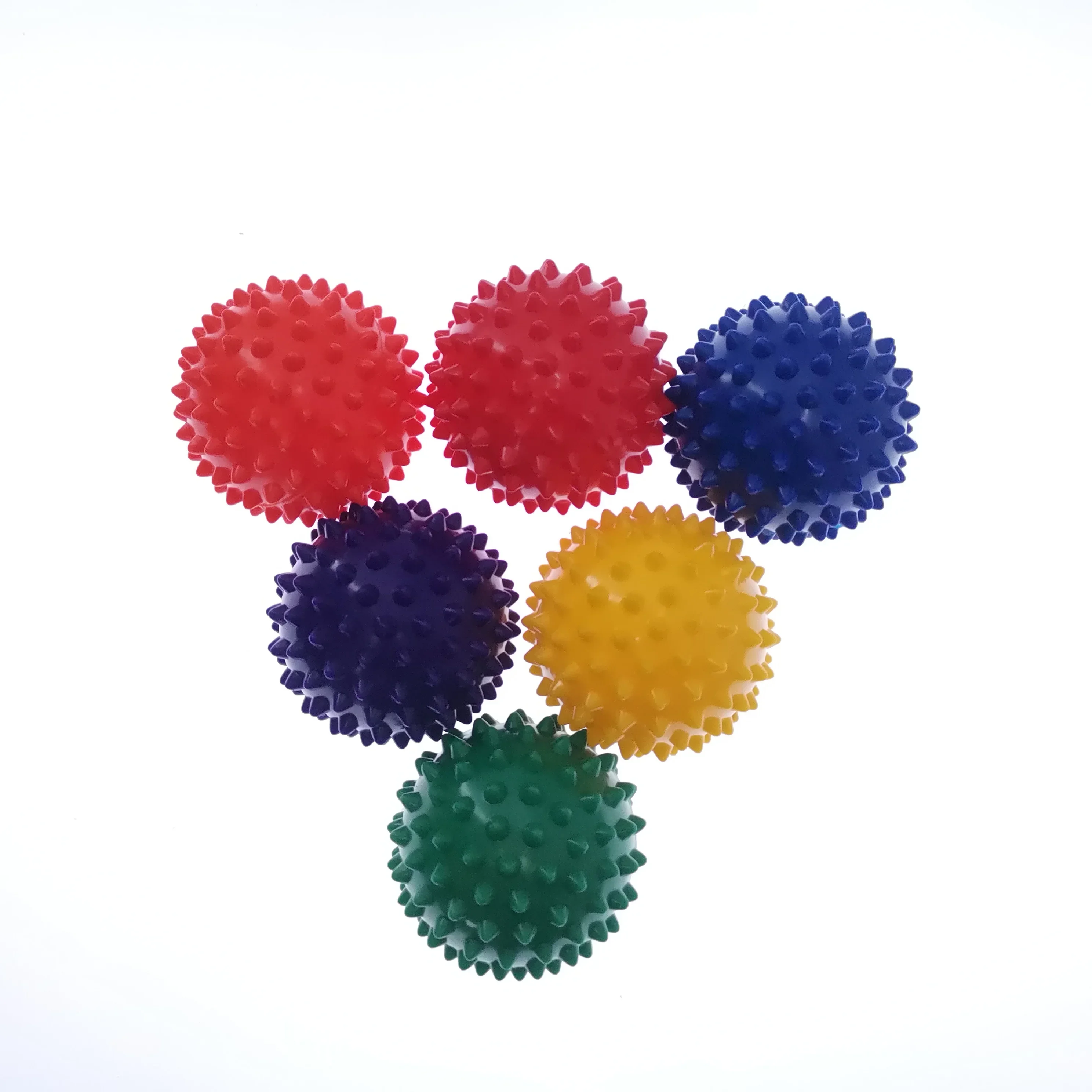 7cm Stacheliger Massageball Handlicher Körperroller Langlebiges PVC für Myofasziale Entspannung Sport Fitness Triggerpunkt-Linderung – Detail 13
