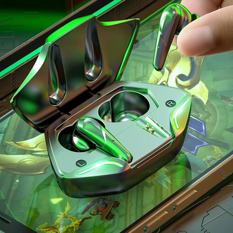 New Headset Bluetooth 5.1 Wireless Earphones Game Earbuds IPX5