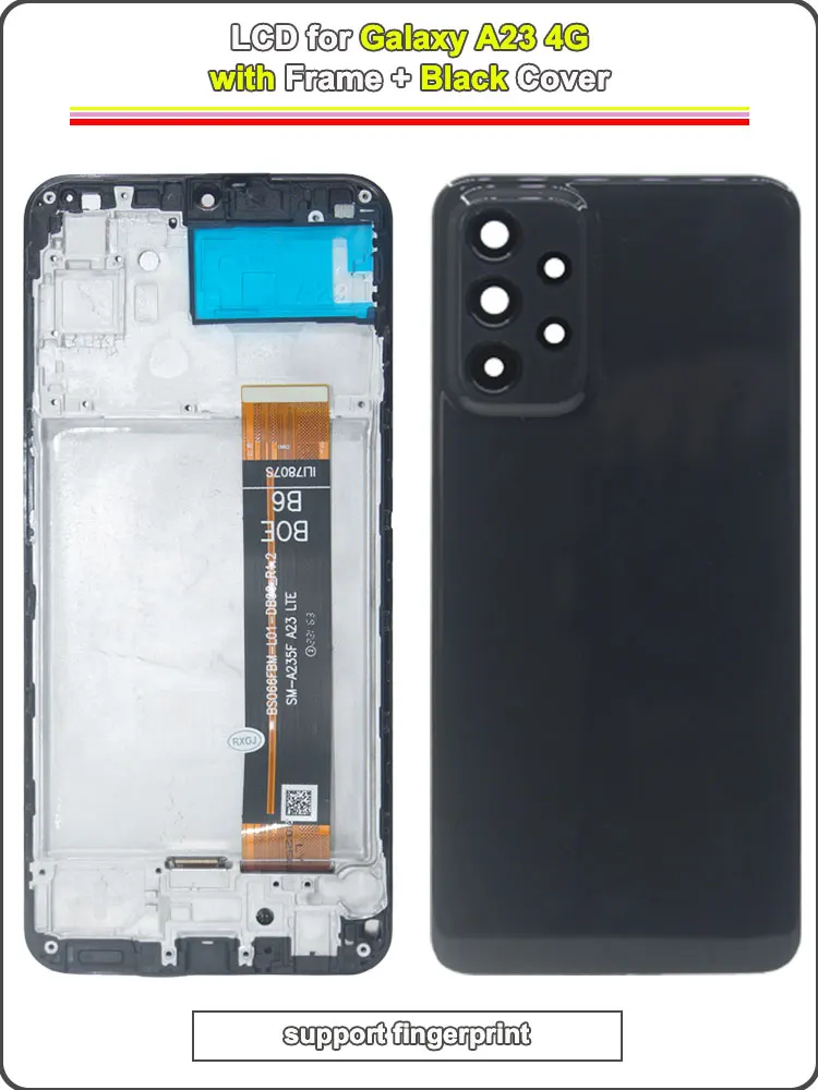 Premium LCD Display Touch Screen Digitizer Assembly for Samsung Galaxy A23 4G Mobile Phone