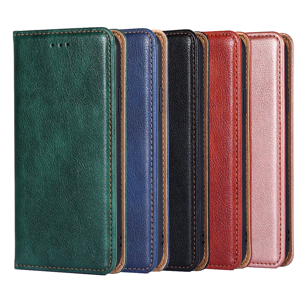 For VIVO Y38 5G Case Retro Business Flip Magnet Stand Leather Case wallet card slots Phone Accessories