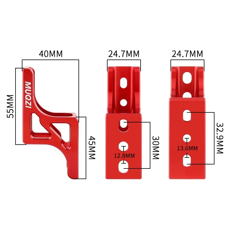 Universal Bicycle Front Bag Bracket Installation Adapter Accessory