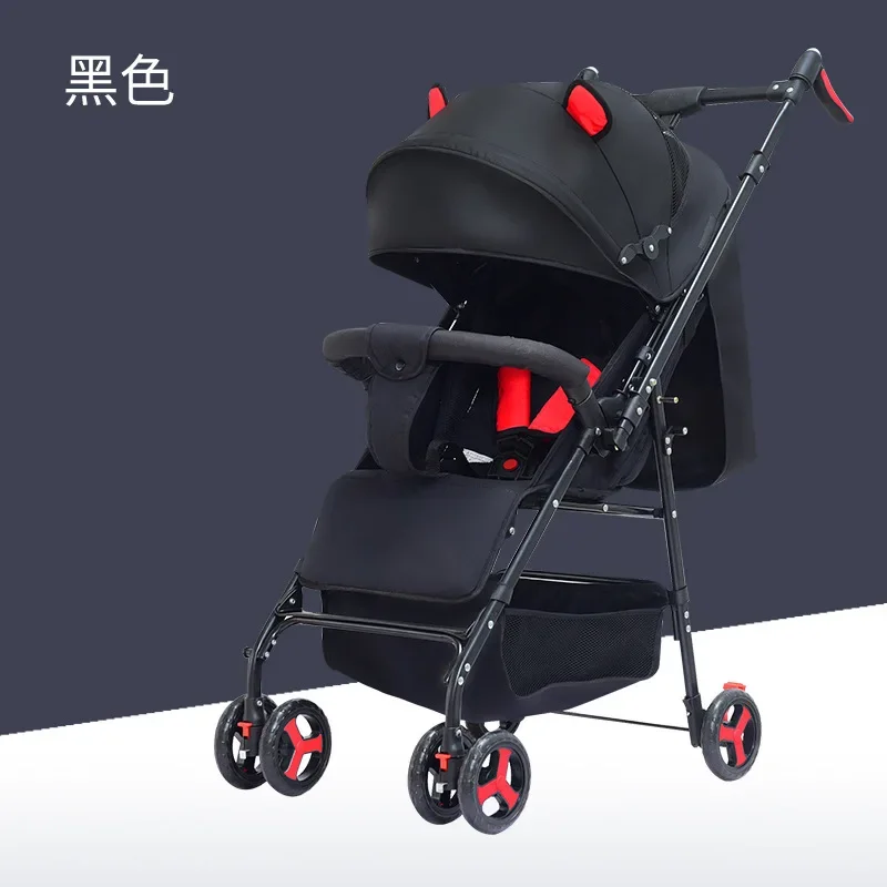 

Two-way stroller in summer light folding stroller foreign trade high view stroller close with one button