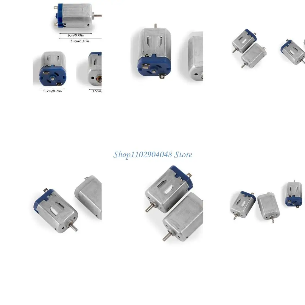 B5XE 마이크로 FE030 정밀 모터 1.5V 4760RPM 높은 토크 속도 금속 브러시 미니 전기 미니어처 모터 속도 감소
