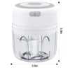 Houselin Electric Mini Garlic Chopper, Food Chopper Garlic Mincer, Vegetable Chopper, Onion Chopper, for Garlic, Ginger, Chili 6