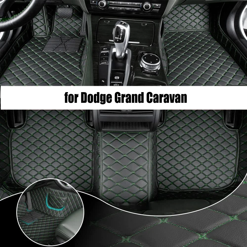 

Коврик напольный автомобильный под заказ, для Dodge Grand Caravan 2009-2019, Модернизированная версия, аксессуары для ног, ковры