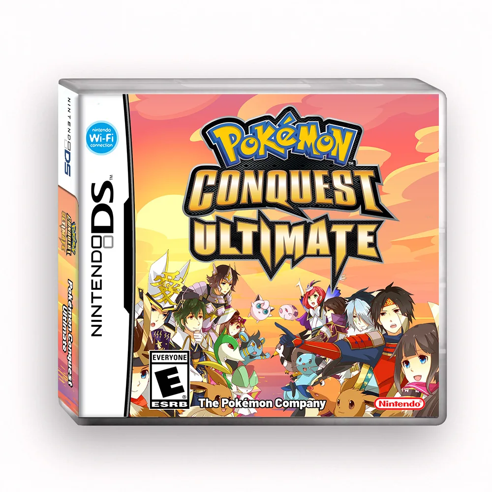 Pokémon Conquest: Ultimate Original NDS Game Card Gen9 Senji 