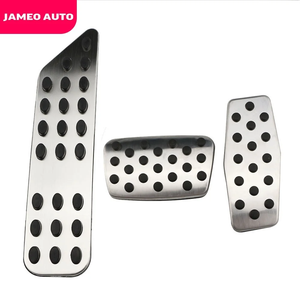 Jameo Auto Stainless Steel Car Pedal Pads Pedals Cover For Chevrolet Cruze Trax Malibu For Opel Mokka 2013-ASTRA J Insignia car pedals pedal cover stainless steel pedal cover