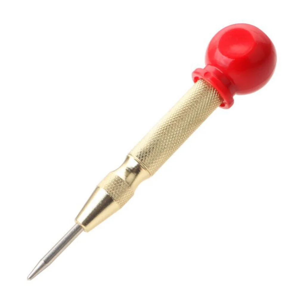 Automatic Center Pin Punch Spring Loaded Marking Starting Holes Tool HSS Center Punch Stator Punching Woodwork Tools Drill Bit