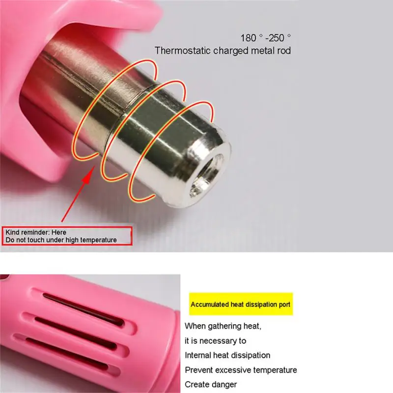 / US Fast Heated Hot Fix Rhinestone Applicator Iron- Wand Heat-fix Tool Gun 5