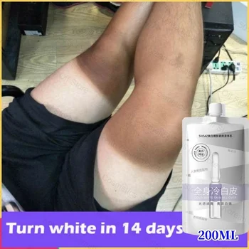 Crema sbiancante per il corpo Parti intime Ascelle Ginocchio Coscia Interno melanina Sbiancante Lozione schiarente Pelle scura Sano Bianco Cura del corpo