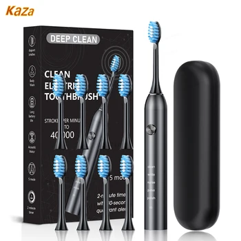 Electric Toothbrush for Adults and Kids Rechargeable Sonic Toothbrush with 5 Modes Electric Tooth Brush with 8 Brush Heads 1