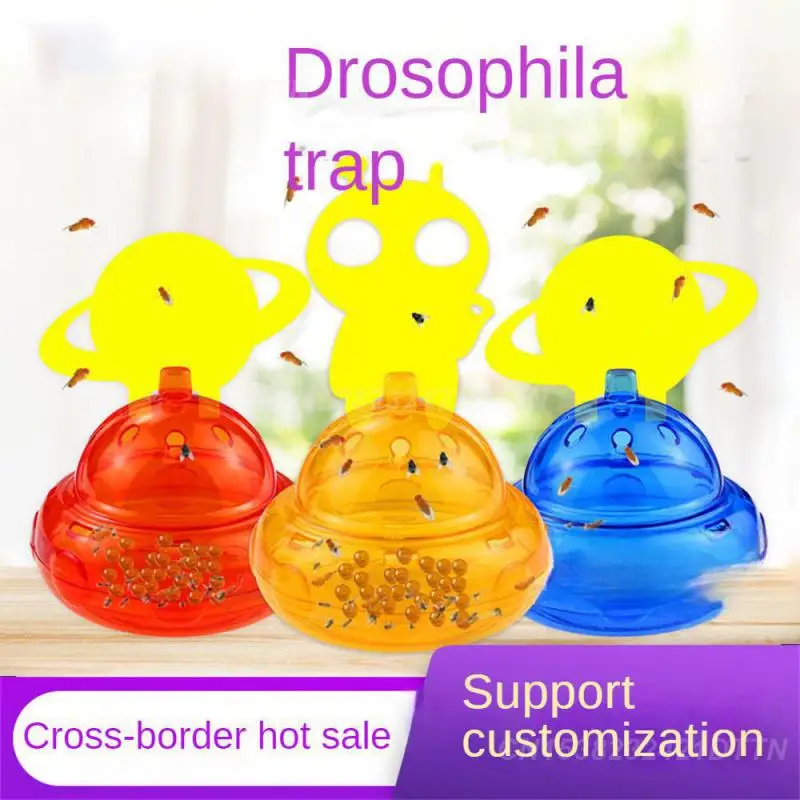 Drosophila Trap Pendable Ps Materiale Flying Bug Trap Nsect Reject Strumento Per Il Controllo Dei Parassiti Fly Trap Killer Conveniente Giallo Versati