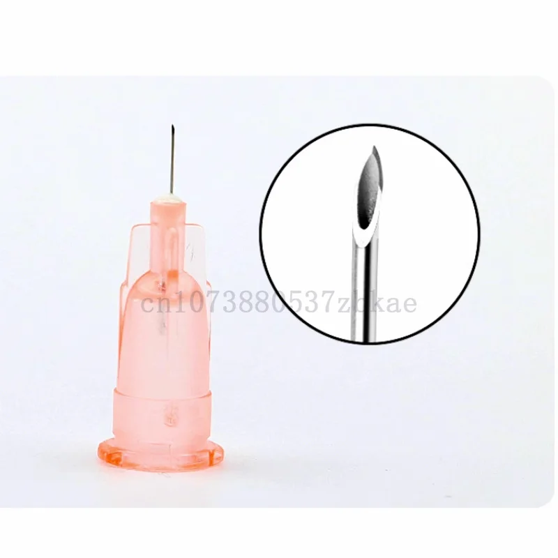 100pcs/box Tattoo Needle 34g needles 1.5mm 2.5mm 4mm For Beauty injection syringe filler Safety  Needle Hand Tool Parts 5