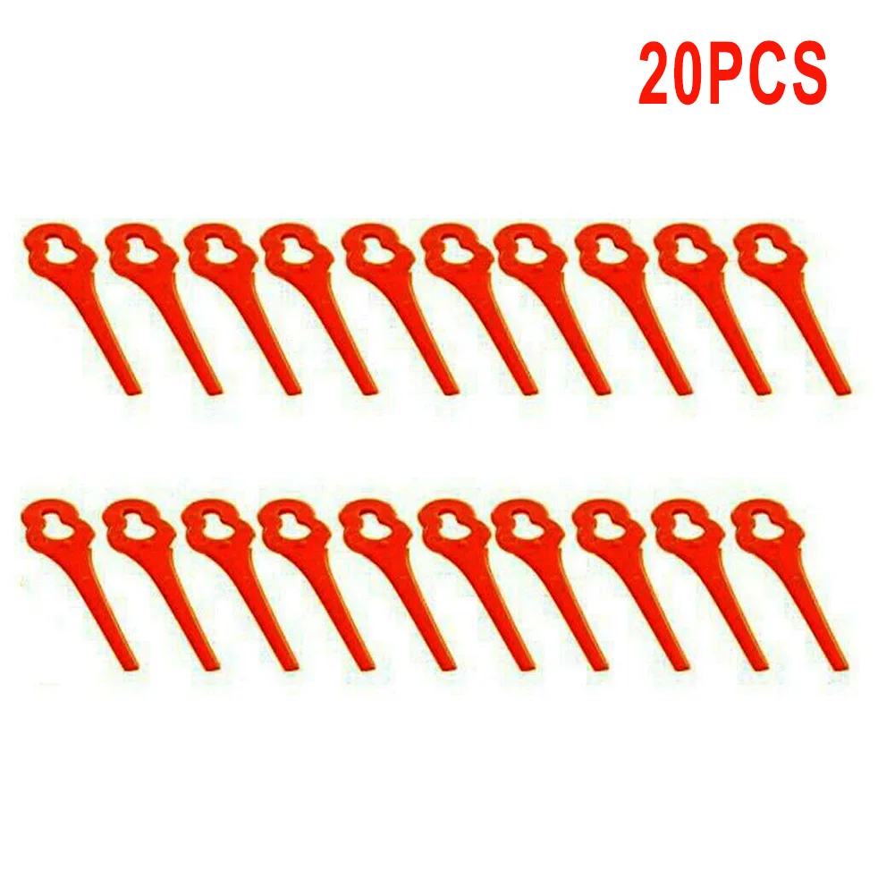 100 Pcs Lame Per Tosaerba Lame In Plastica Parti Di Ricambio Per Fuxtec 20V Fx-E1Rt20 Cordless Strimmer Grass Trimmer