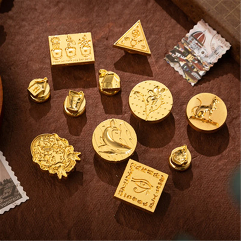 Coffee Wax Seal Stamp Egyptian Cats Stamps Cat Wax Seal Stamp
