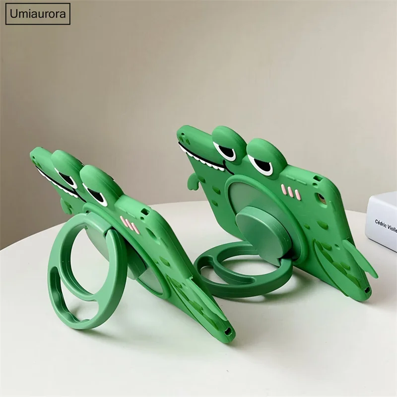 Kids Case for iPad 2 3 4 Soft Silicon Child Lovely Stand Tablet Cover for Ipad 6th 9.7 inch Mini 5 4 3 2 Air 7th Gen 10.2