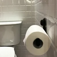 Suction Cup Toilet Paper Holder Wall Mount No Punching High Quality ABS Tissue Towel Roll Dispenser Bathroom Kitchen Accessories 6