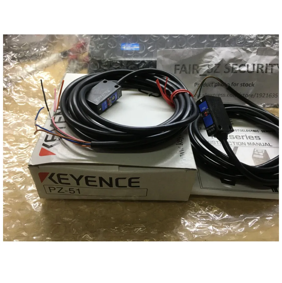 New Original KEYENCE PZ-51 (PZ-51T + PZ-51R) Photoelectric Switch
