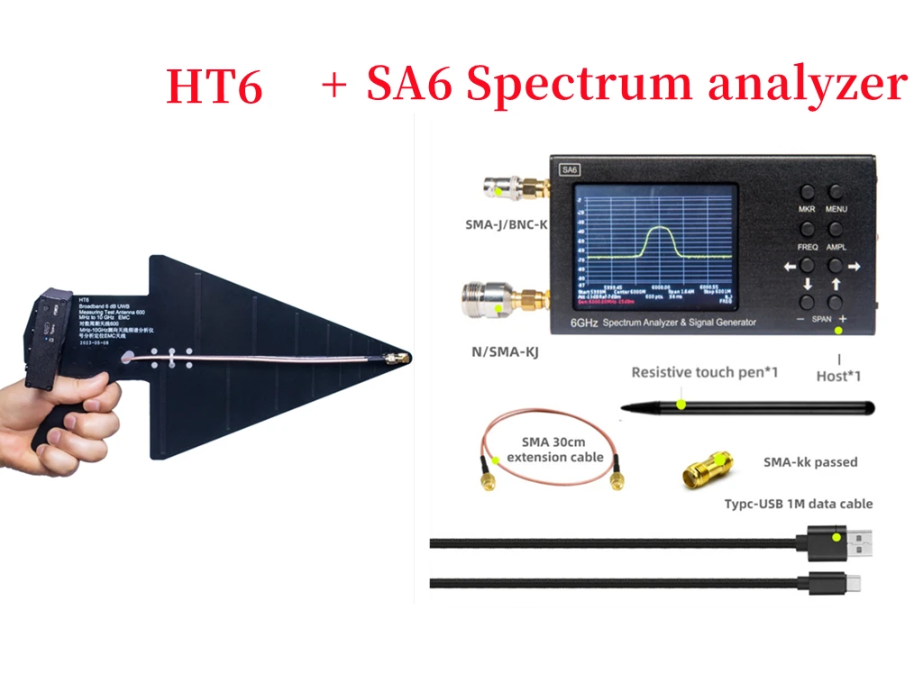 New 6GHz SA6 Portable RF Spectrum Analyzer Spectrum, 49% OFF