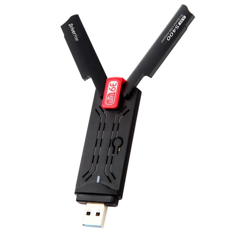 B24B AX5400M 무선 드라이버 프리 네트워크 카드 노트북 USB 컴퓨터 Wifi6 네트워크 카드 네트워크 송수신기
