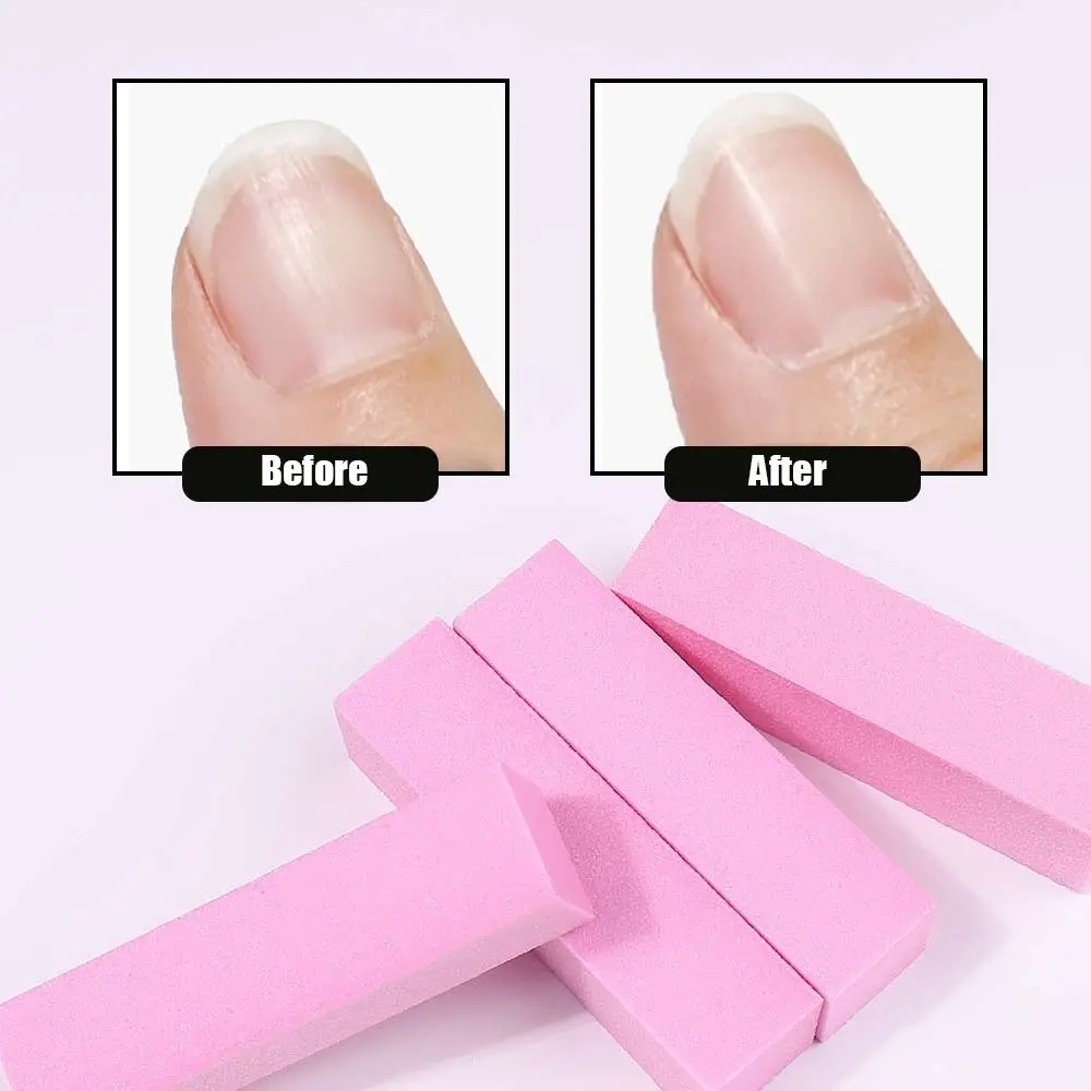 Hot Professional Nail Buffers Rectangular Pink Purple Nail Manicure Tools Kit Block Colorful Nail Care Tool for Nail