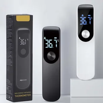 Digital Febre Termômetro Infravermelho, Sem Contato Laser, Temperatura Corporal, Médico, Doméstico, LCD, Infantil, Adulto, Orelha 1
