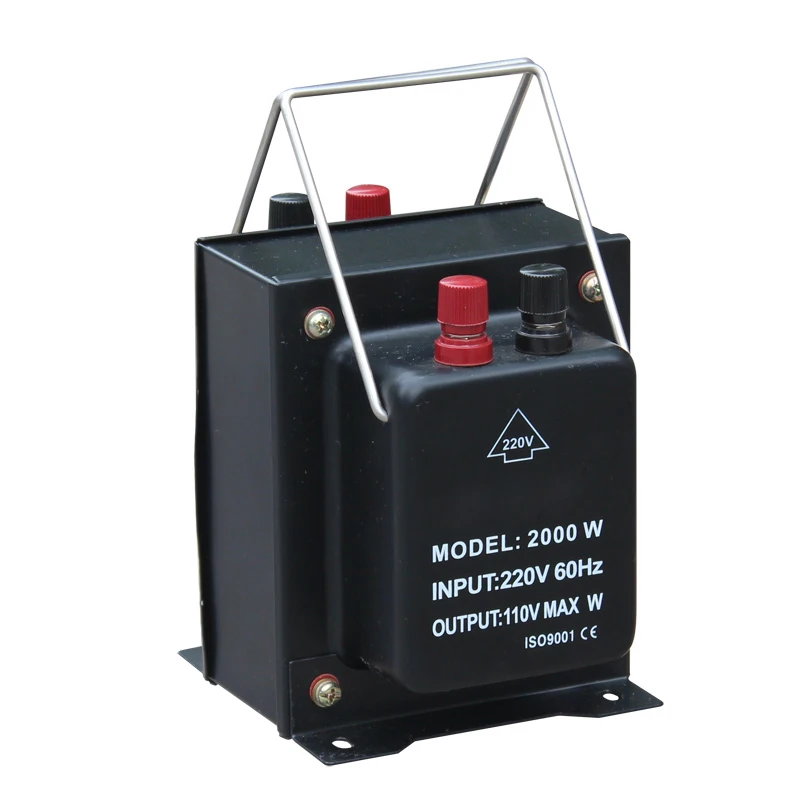 

2000w step up&down home use portable type transformer 110v 220v exchanged