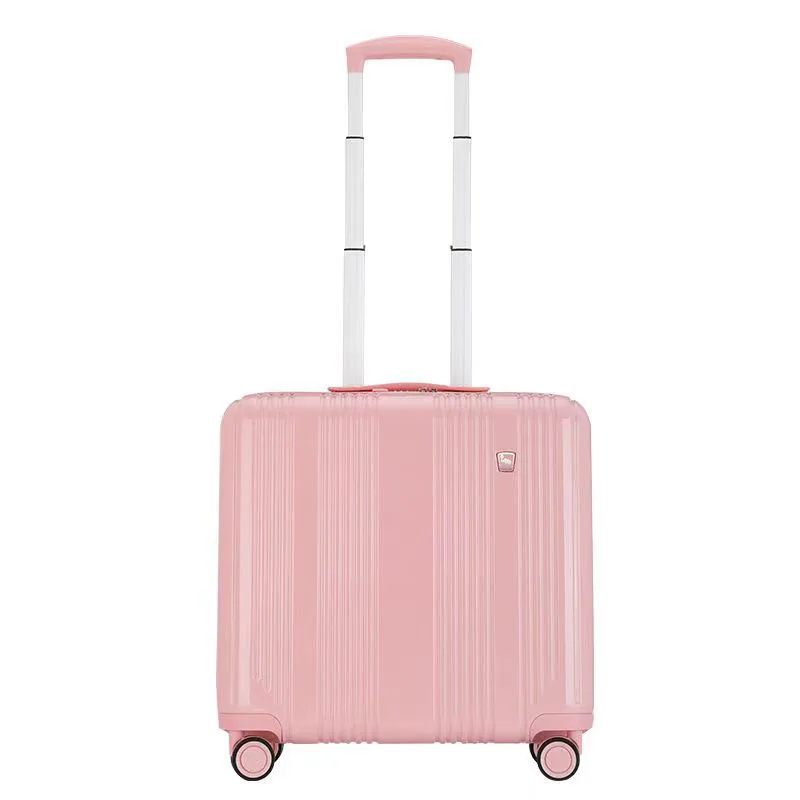 

2023 New High Quality Women's Trolley Case 18 Inch Boarding Business Large Capacity Travel Password Case