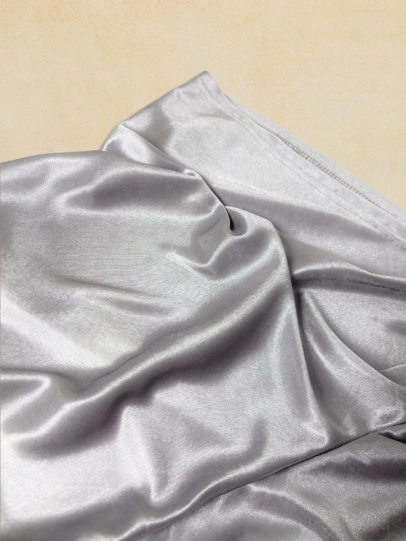 Herren-Unterwäsche aus Eisseide, metallisch glänzend, Schlafhose, elastisches Band-Design, bequeme Passform, modisch, lässig, sexy Nachtwäsche-Shorts – Detail 6